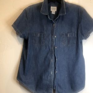 Denim short sleeve